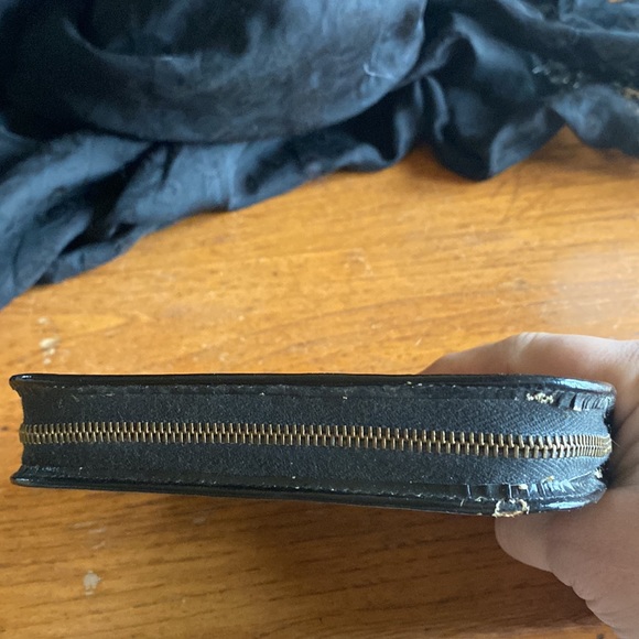 Vintage Kingsbridge Austria ground leather zippered card case & 2 decks of cards - Picture 8 of 11